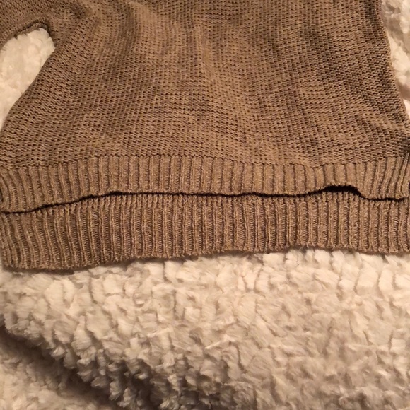 RD style s cut out sleeve sweater beige - Picture 5 of 6